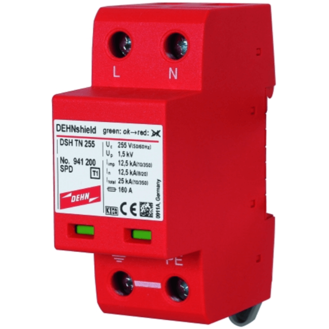 DEHN Current and Surge Arrester, DSH TN 255